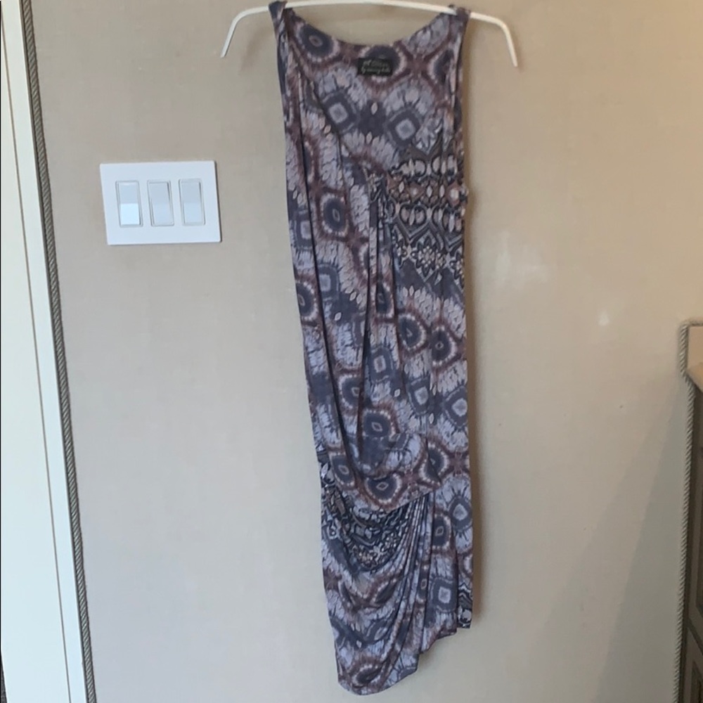 Patterned edgy Tank dress